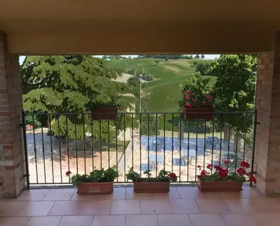 Balcone o terrazza di Agriturismo Il Colore del Grano