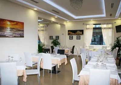 Area soggiorno di Cristal Rooms