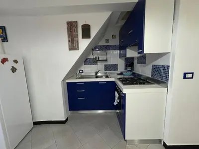 Cucina o angolo cottura di Pippo Cosy flat Central with AC near beaches