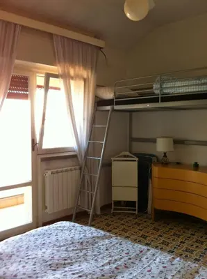 Letto o letti in una camera di Sea front attic