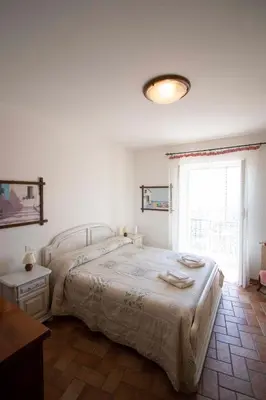 Letto o letti in una camera di Le Case di Petra
