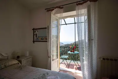 Letto o letti in una camera di Le Case di Petra