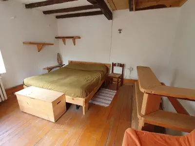 Letto o letti in una camera di Casa in sasso - Pietra di Bismantova