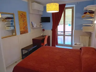 Letto o letti in una camera di Stella Della Marina