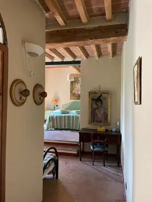 Letto o letti in una camera di B&B Il Conte Giacomo