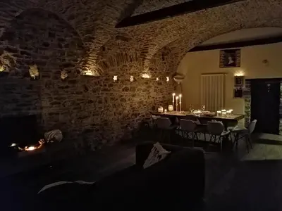 Area soggiorno di Country-chic b&b, wellness and home restaurant 