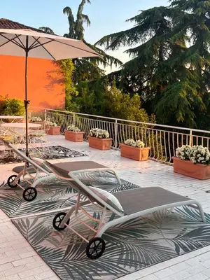 Balcone o terrazza di Villa House and Garden B&B