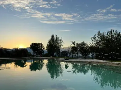 Paesaggio naturale nelle vicinanze of country house