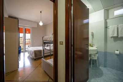 Letto o letti in una camera di Hotel Mediterraneo