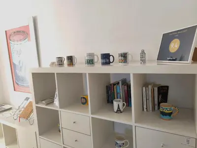 Set per la preparazione di tè e caffè presso LAB42 City & San Matteo Apartment - 2 Bedrooms