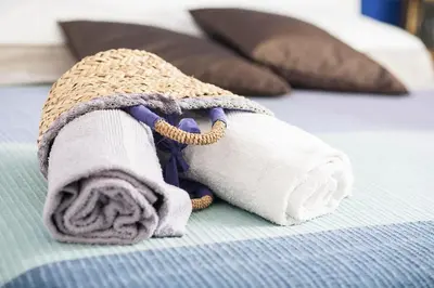 Letto o letti in una camera di La Casa del Vento
