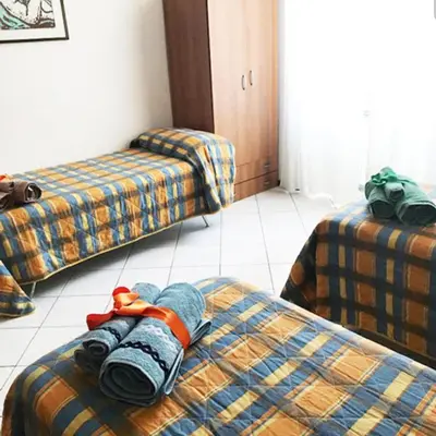 Letto o letti in una camera di Casa Vida