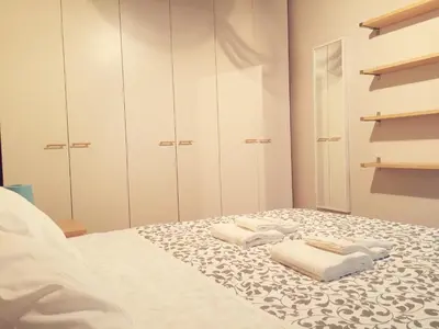 Letto o letti in una camera di Niki O. Apartments
