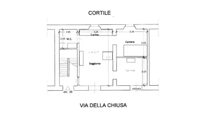 Planimetria di La Casa delle Viti