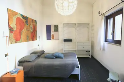 Letto o letti in una camera di Violino azul