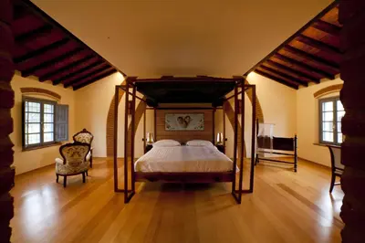 Letto o letti in una camera di Agriturismo Cascina Farisengo