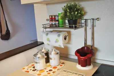 Cucina o angolo cottura di Tigullio Vacations: lo Chalet sul Mare