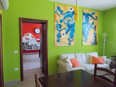 Area soggiorno di B&B Casazze Dream