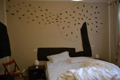 Letto o letti in una camera di B&B Casazze Dream