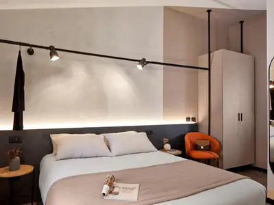 Letto o letti in una camera di Hotel Antica Fonte