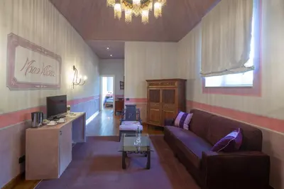 TV o dispositivi per l'intrattenimento presso Castello di Pontebosio Luxury Resort