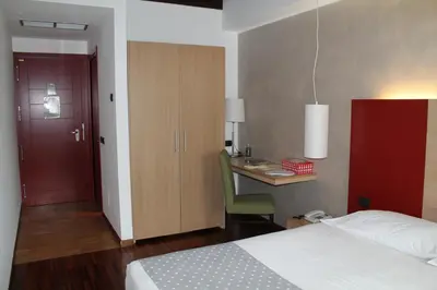 Letto o letti in una camera di Cascina Scova Resort