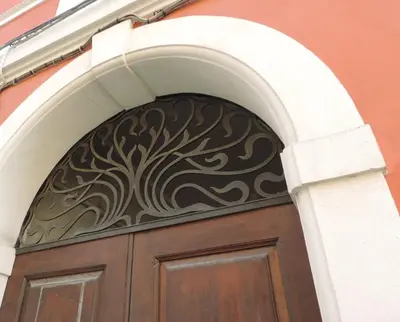 Facciata o entrata di Casa Mappamondo