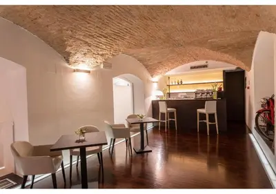 Area soggiorno di Phi Hotel Canalgrande