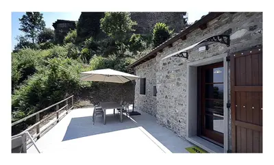 Giardino di Il Borgo di Tresana Casa Marina