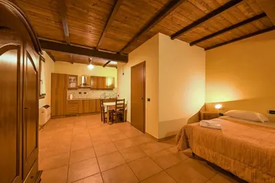 Letto o letti in una camera di Agriturismo di Sordiglio