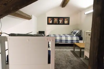 Letto o letti in una camera di B&B MI Casa Tu Casa