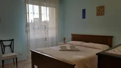 Letto o letti in una camera di Appartamento Lucio