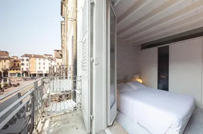 Letto o letti in una camera di Scaravelli Residenza