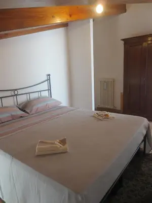 Letto o letti in una camera di Vista Alpi Apuane