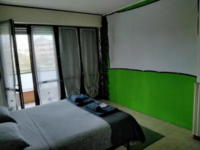 Letto o letti in una camera di Welcome B&B Lodi