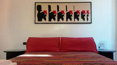 Letto o letti in una camera di Villa HELVEZIA