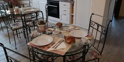 Cucina o angolo cottura di B&B Paola e Francesco