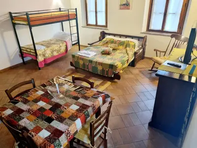 Letto o letti in una camera di La Garzaga Turismo Rurale