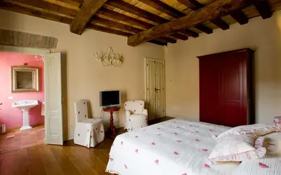 Letto o letti in una camera di Hospitale I Mori