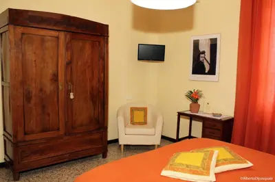 Letto o letti in una camera di La Sosta Fuori Stazione