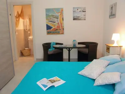 Letto o letti in una camera di Le Onde