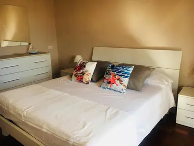 Letto o letti in una camera di My Home Cinque Terre