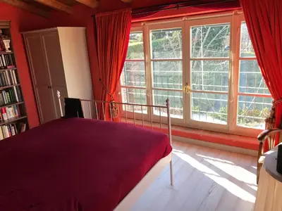 Letto o letti in una camera di Casa Colli Piacentini