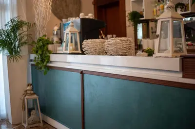 Set per la preparazione di tè e caffè presso Hotel Tigullio