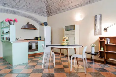 Cucina o angolo cottura di PALAZZO CORDERO APARTMENT