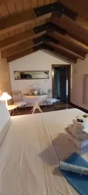 Letto o letti in una camera di B&B Casa del Teatro