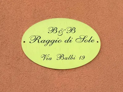 Certificato, attestato, insegna o altro documento esposto da Raggio di Sole B&B