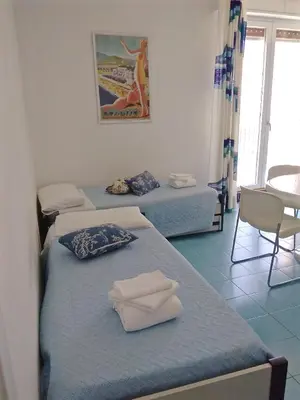 Letto o letti in una camera di La Casa di Letizia