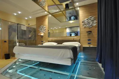 Letto o letti in una camera di Hotel Motel 2