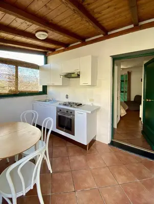Cucina o angolo cottura di Agriturismo L'Ulivo E Il Mare